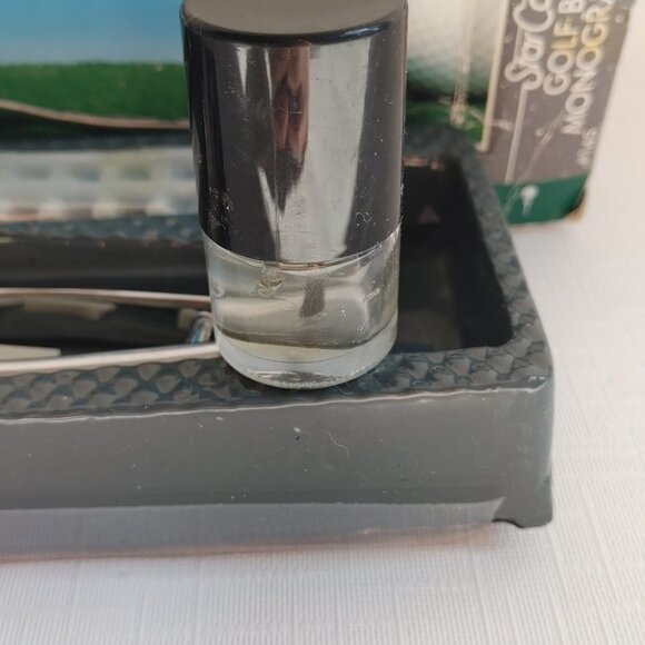 VINTAGE Golf Ball Monogrammer Tool STAR CASE Golf Ball Marker Dispute Resolution - Picture 4 of 8